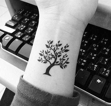 Small Tree Tattoo